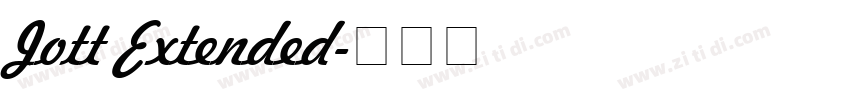 Jott Extended字体转换